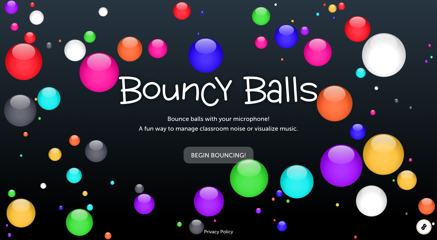 Memantau Kebisingan Kelas Menggunakan Bouncy Balls