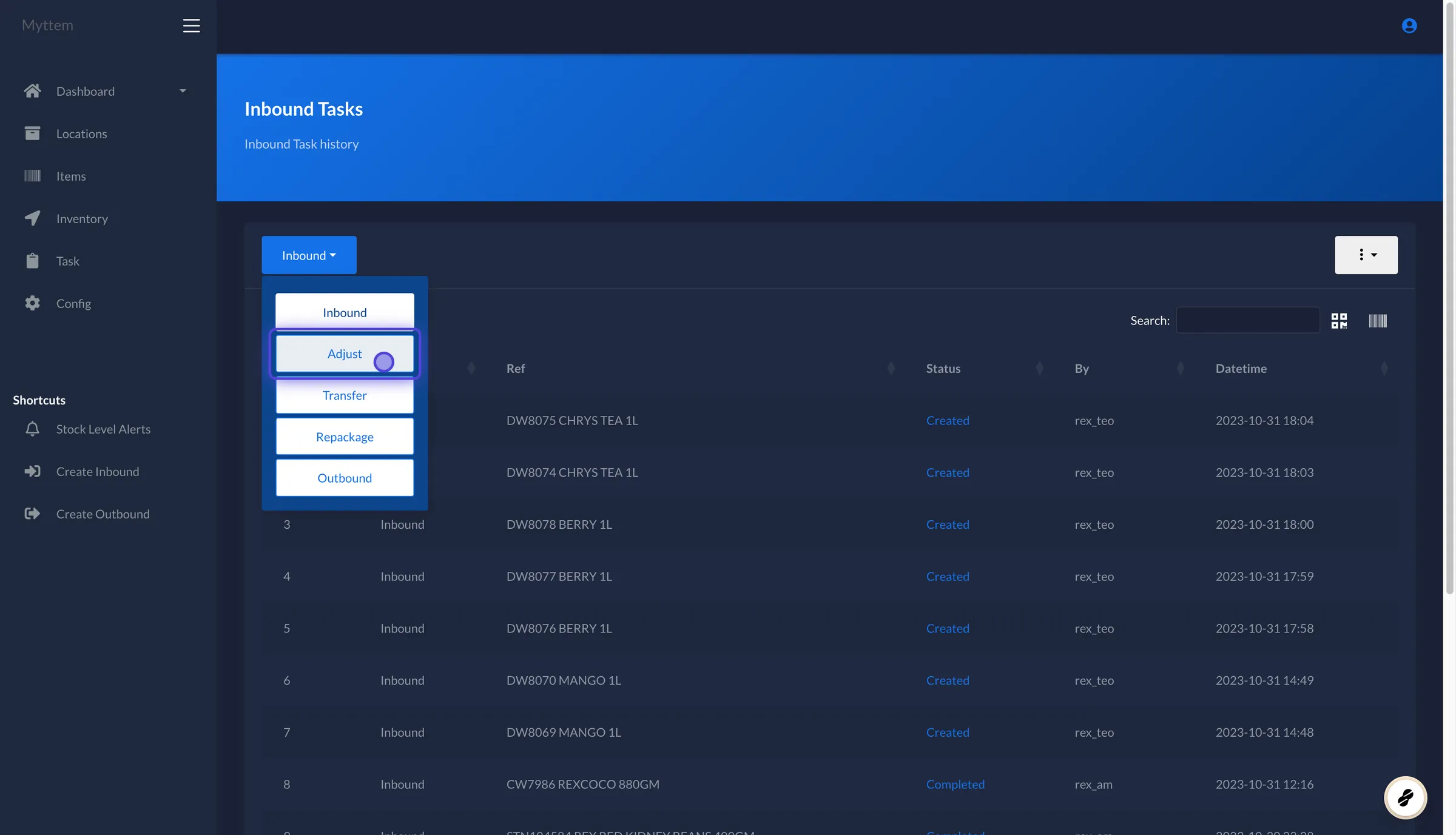 How to Access & Download Task Details/History