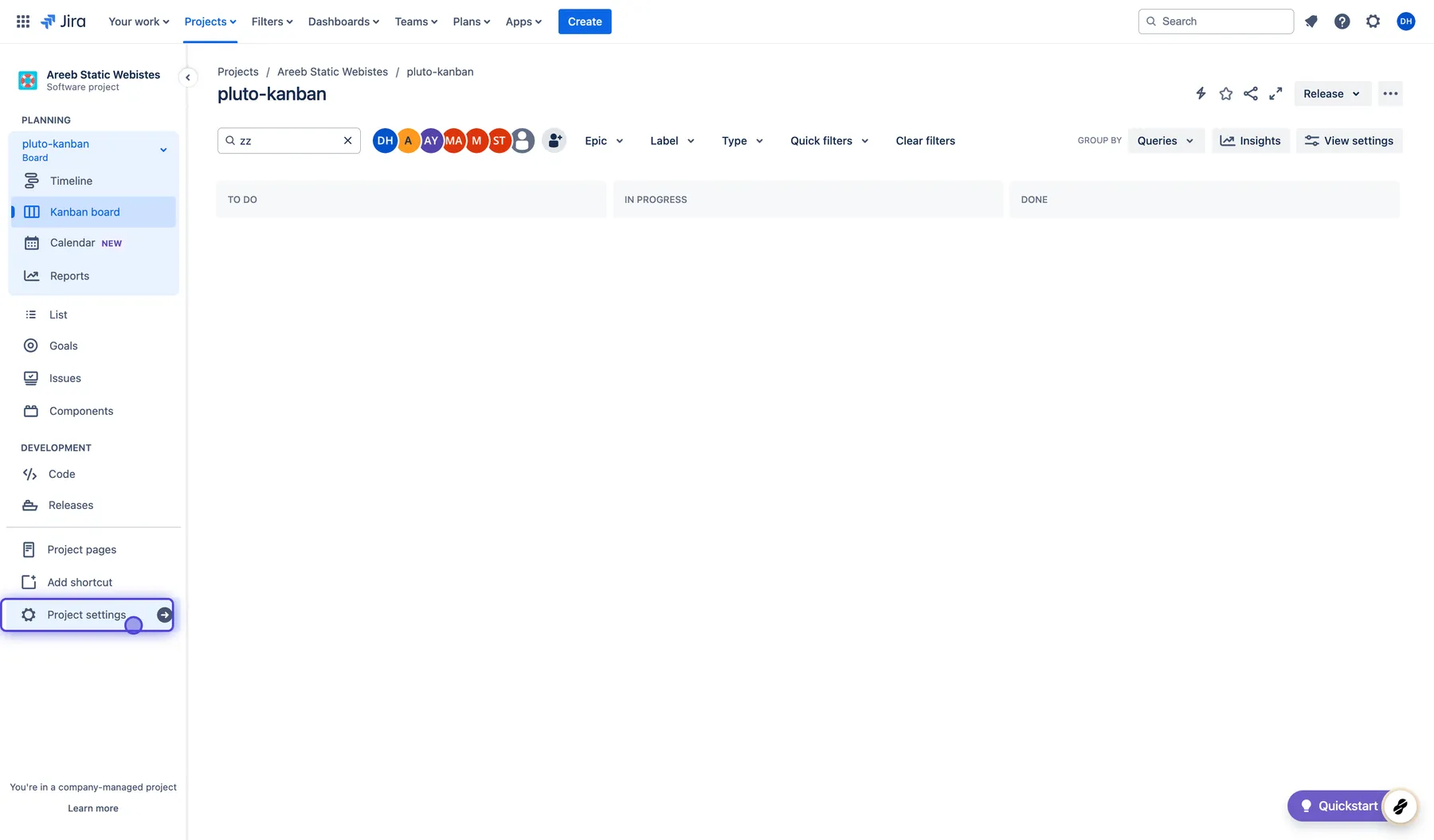 Updating Jira Project Screen Fields