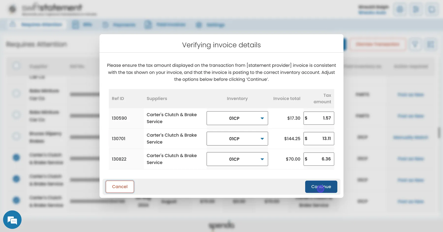 Using SwiftStatement to write invoices to your financials