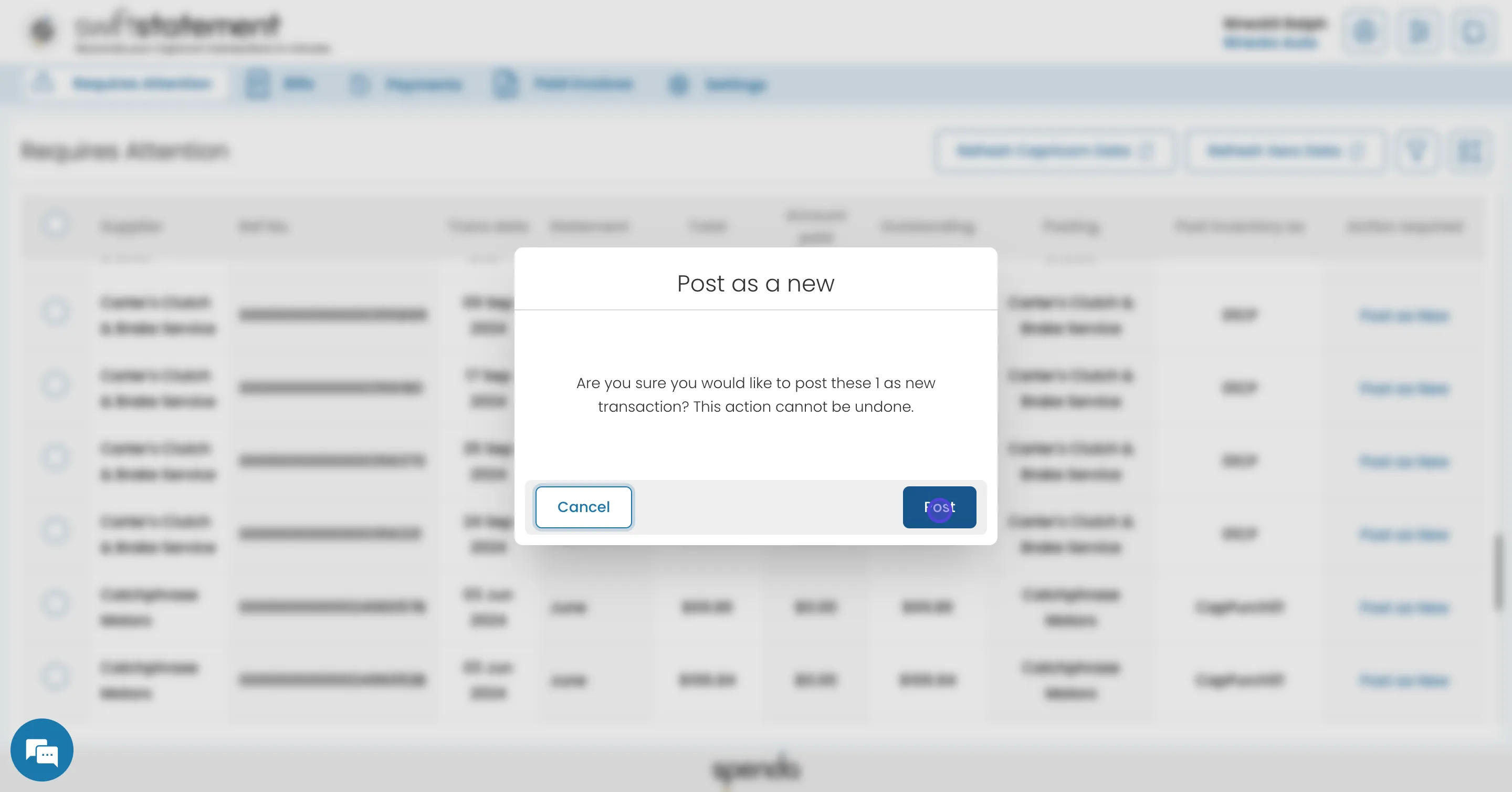 How to adjust a posting tax amount