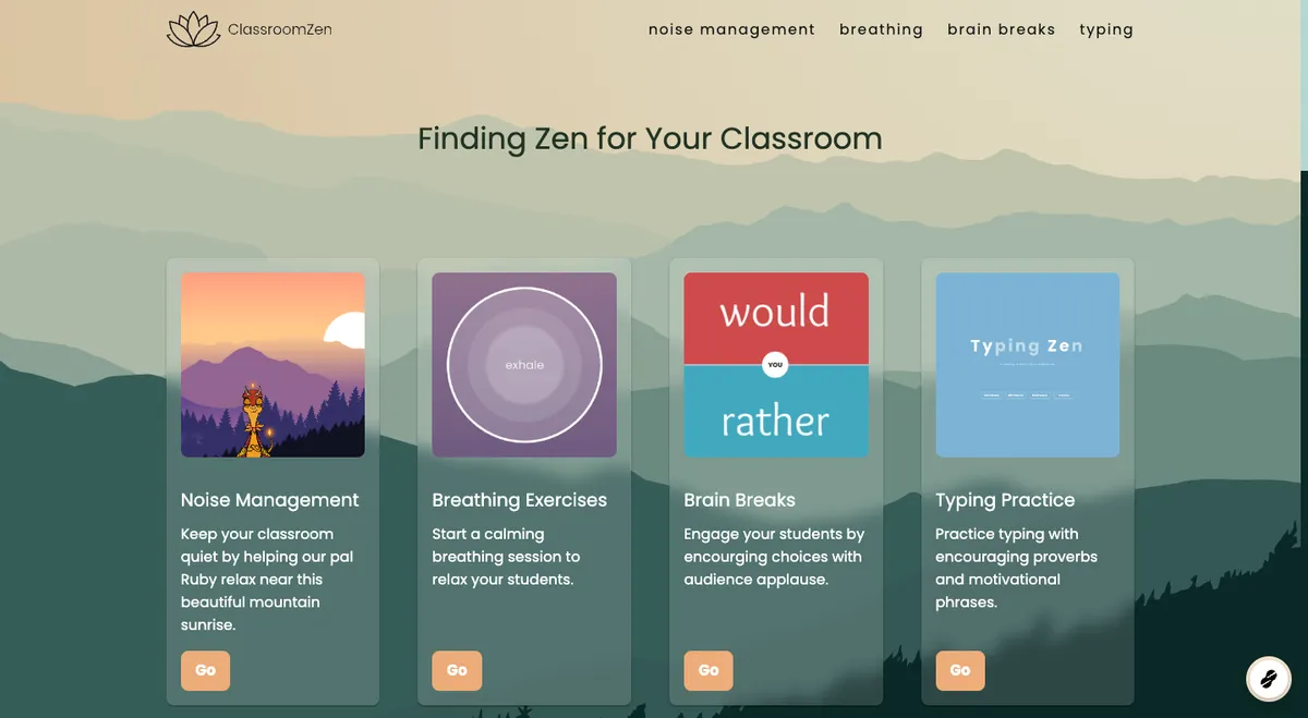 Menenangkan Siswa Menggunakan ClassroomZen