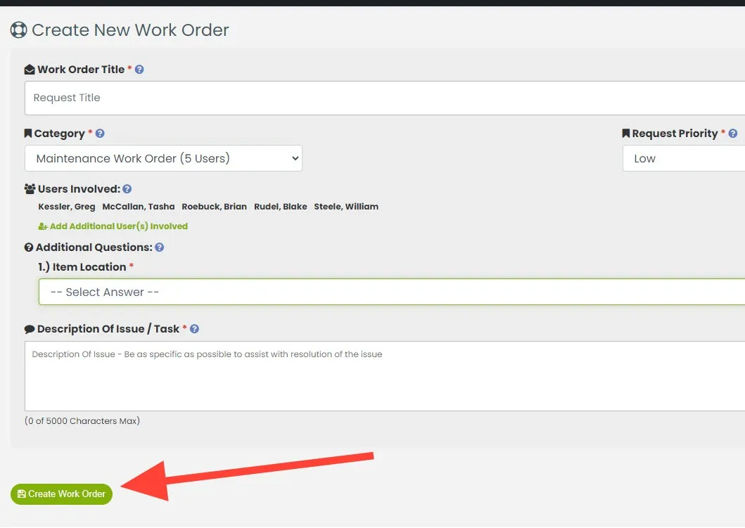 IOps360 - Work Orders