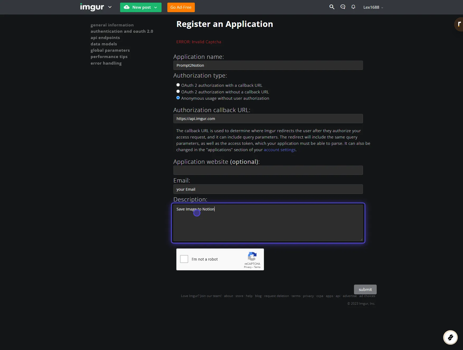 How to Get Imgur Client ID