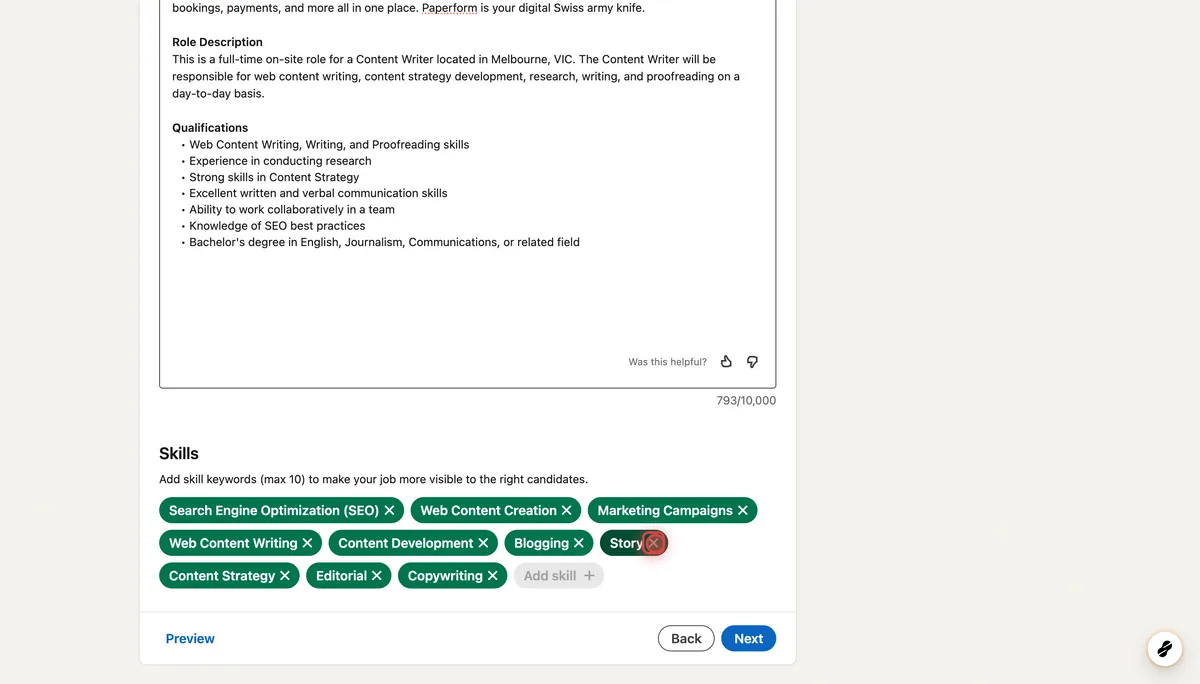 How to post a job ad with screening questions on Linkedin
