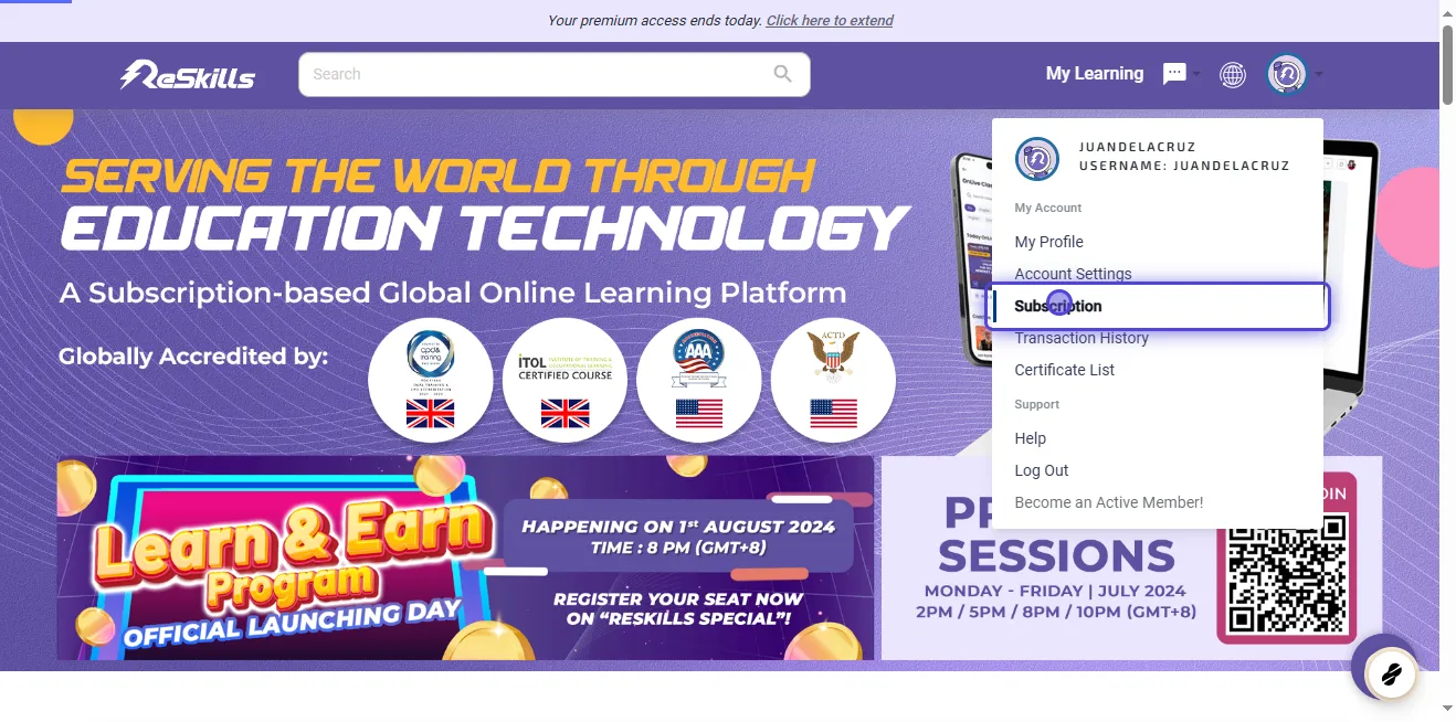 How to Login and Subscribe?