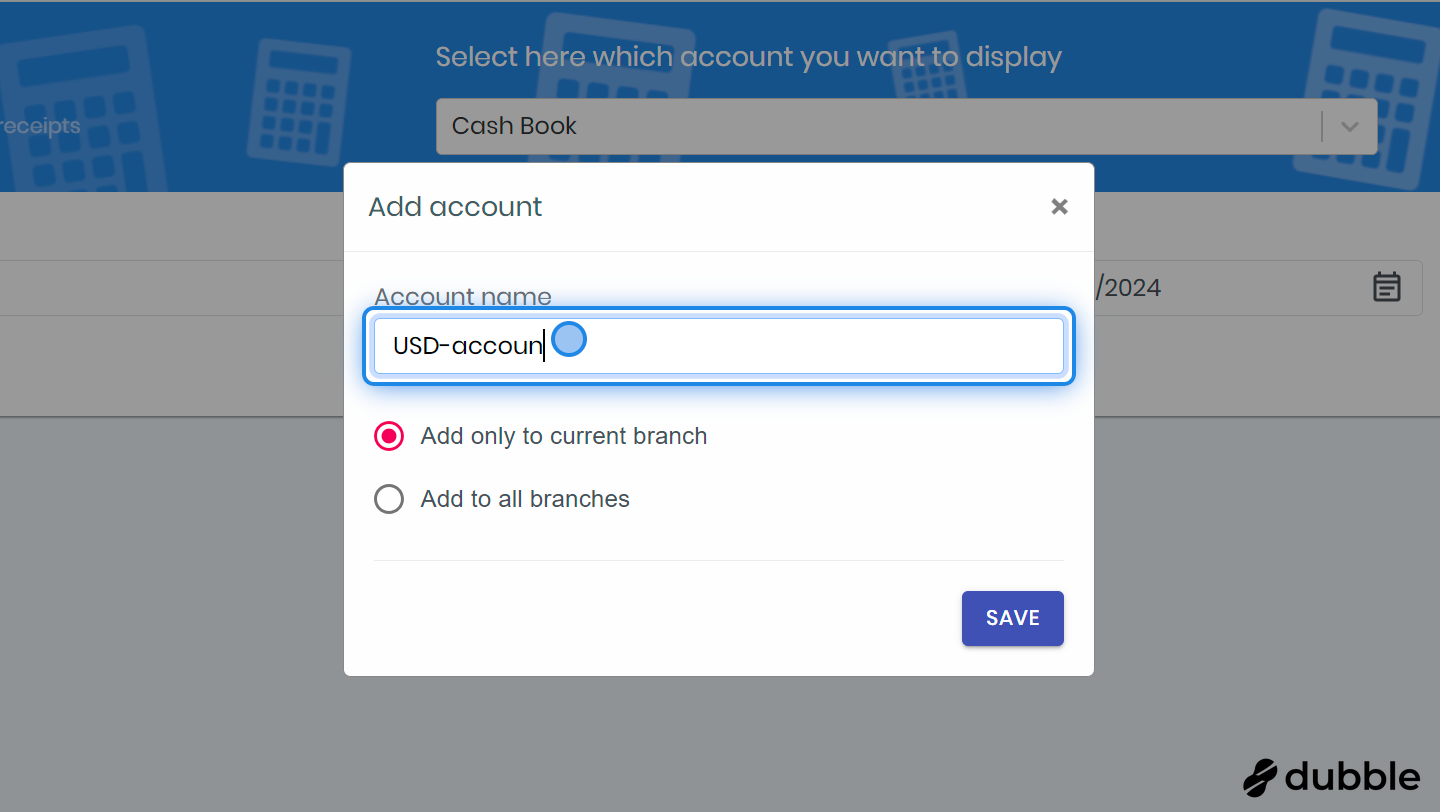 Create a new account