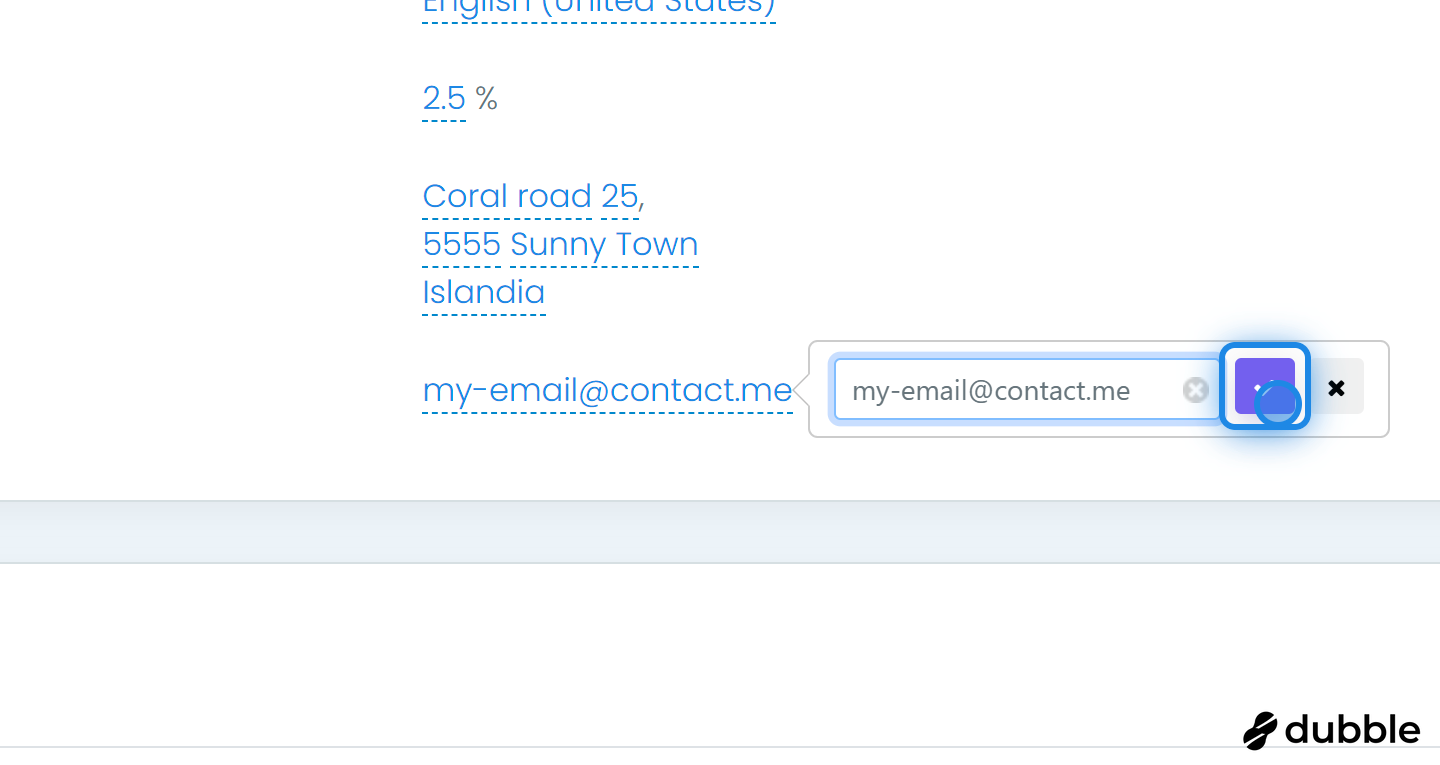 Change your contact email