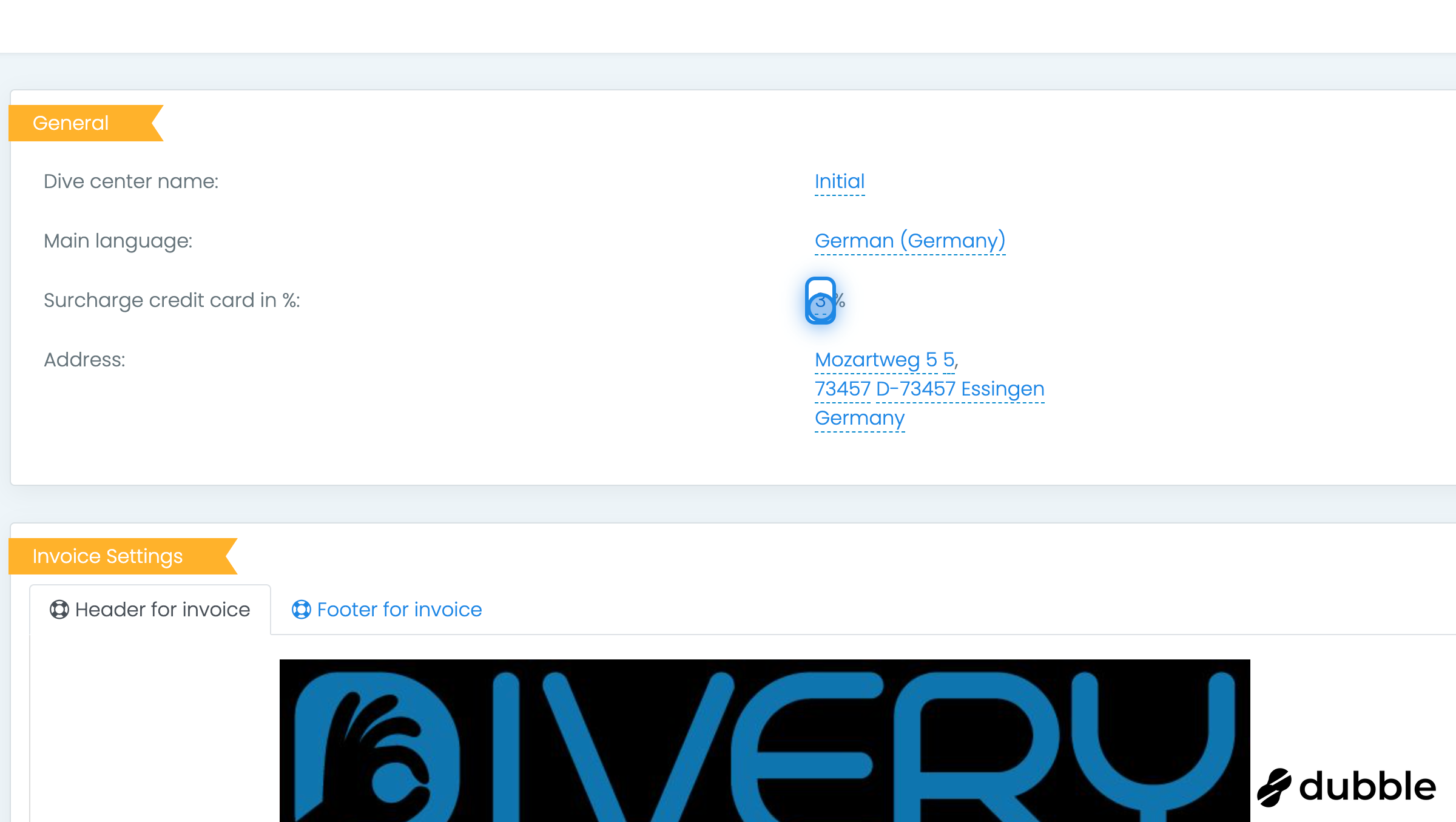 Click on the current number to edit